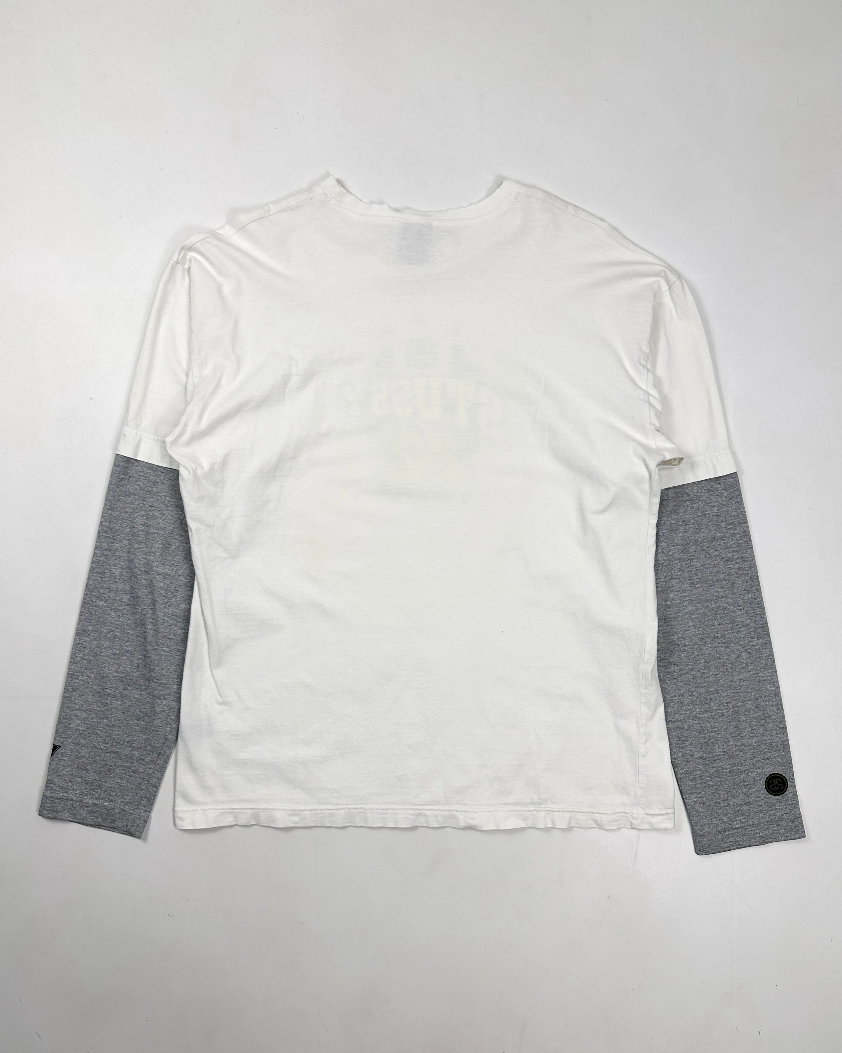 Stussy 2-Layer Longsleeve Made in USA Tee 1990's