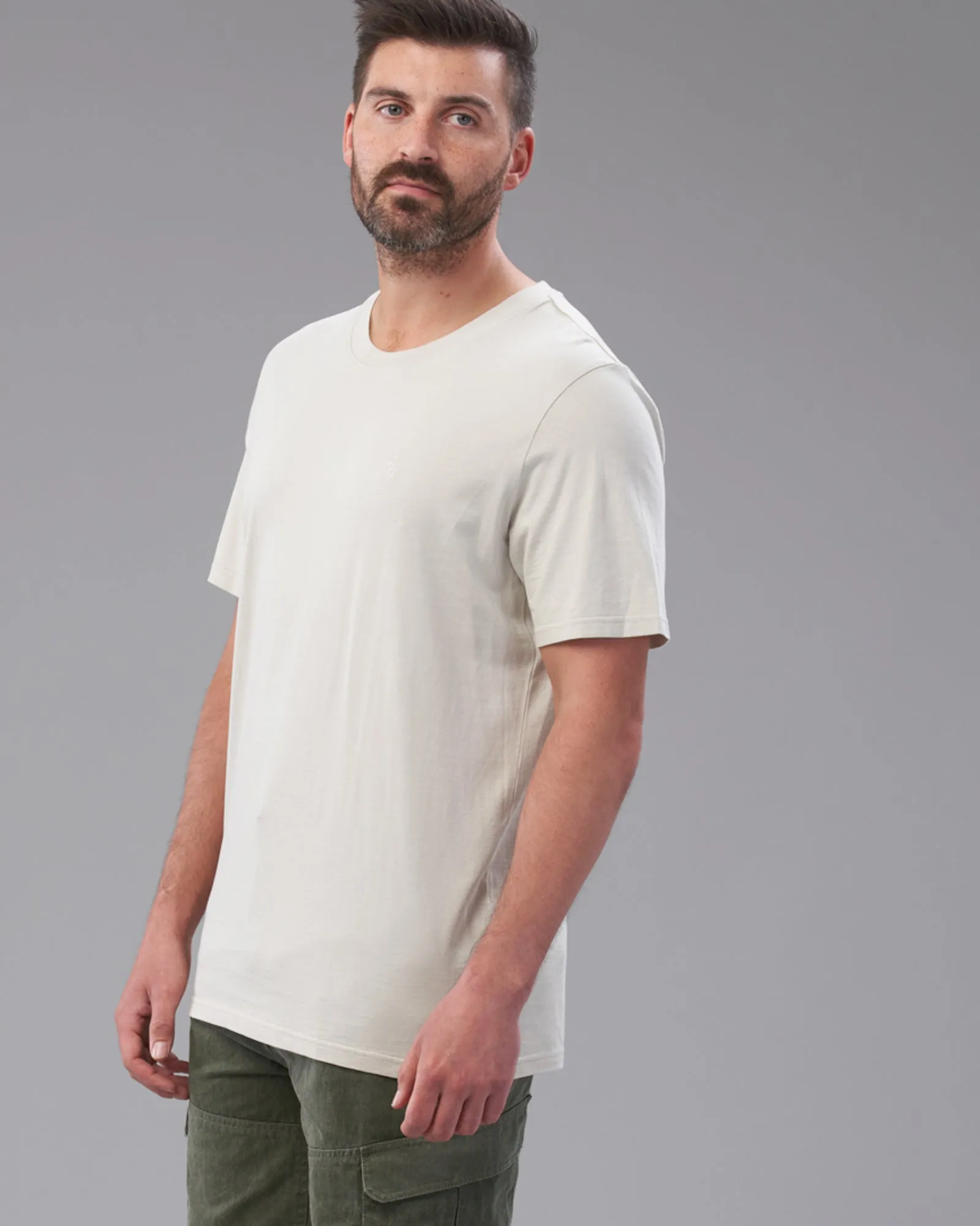 SUPIMA COTTON SS CREW NECK TEE