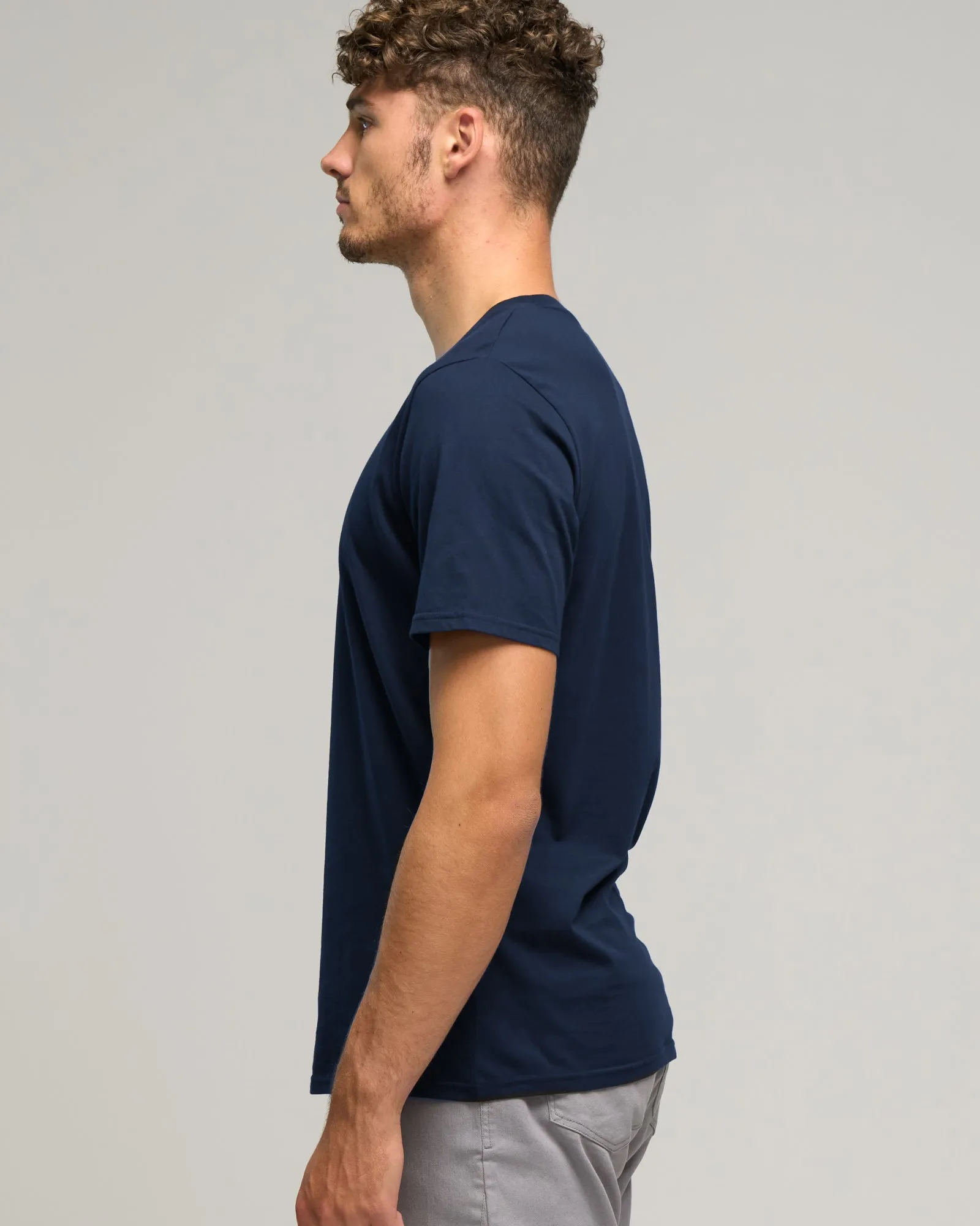 SUPIMA COTTON SS CREW NECK TEE