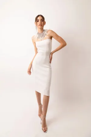 Sydney Knit Bandeau Midi Dress