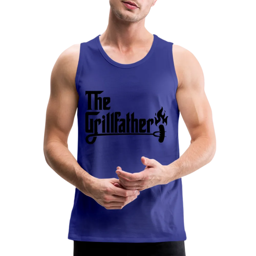 The Grillfather Men’s Premium Tank Top (BBQ Grilling Dad)