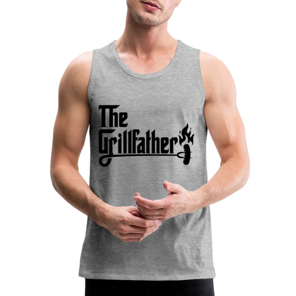 The Grillfather Men’s Premium Tank Top (BBQ Grilling Dad)