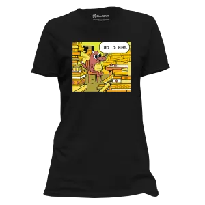 This Is Fine Dragon Hoard Femme T-Shirt