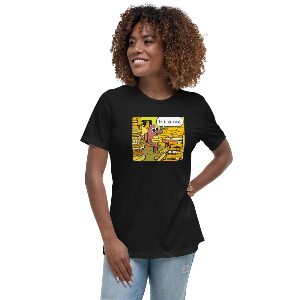 This Is Fine Dragon Hoard Femme T-Shirt