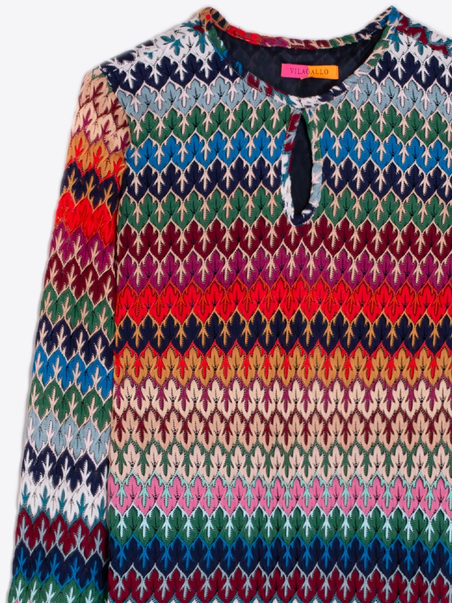 Vilagallo Elena Punti Jacquard Dress