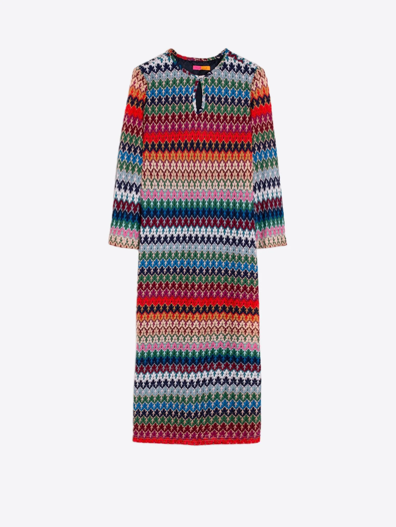 Vilagallo Elena Punti Jacquard Dress