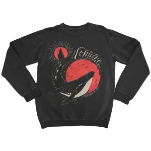 Whale Sun Moon Crewneck Sweatshirt