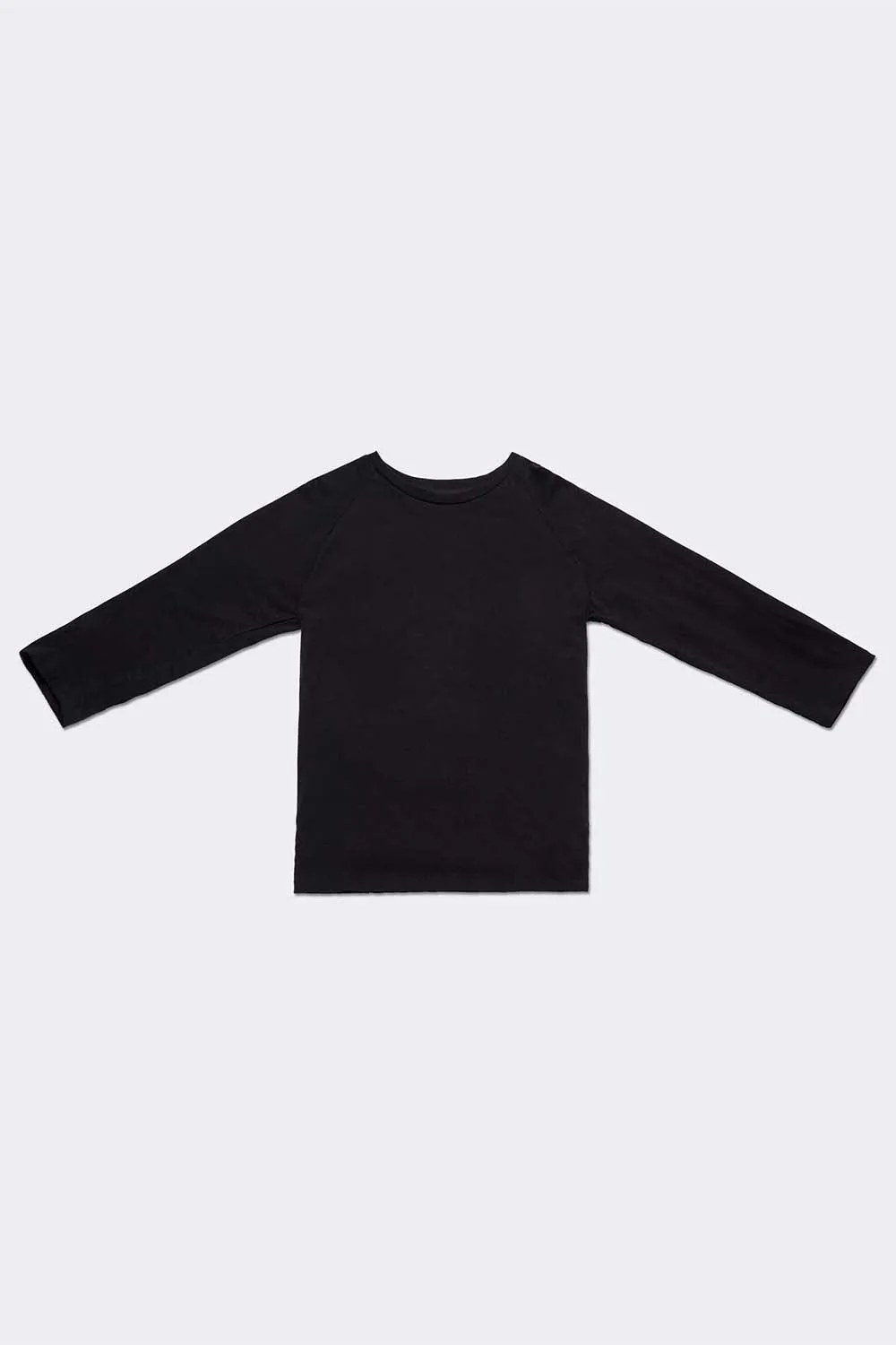 Women's Organic Raglan in Black
