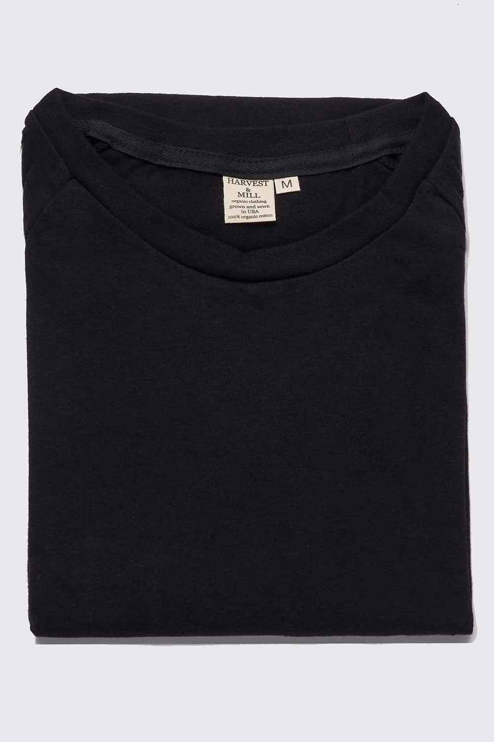 Women's Organic Raglan in Black