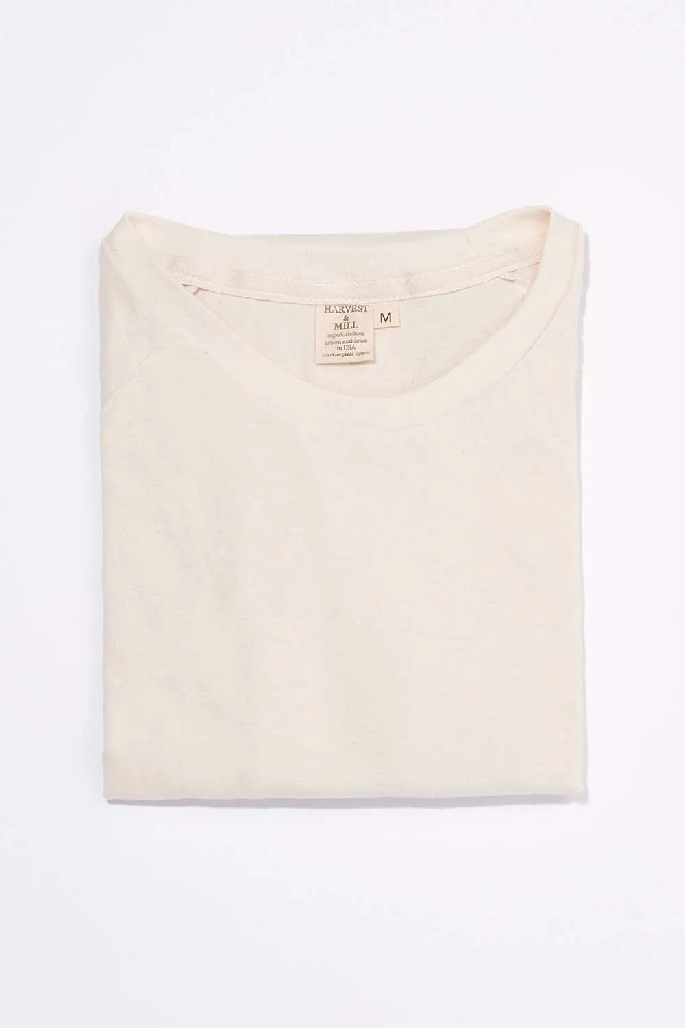 Women's Organic Raglan in Natural