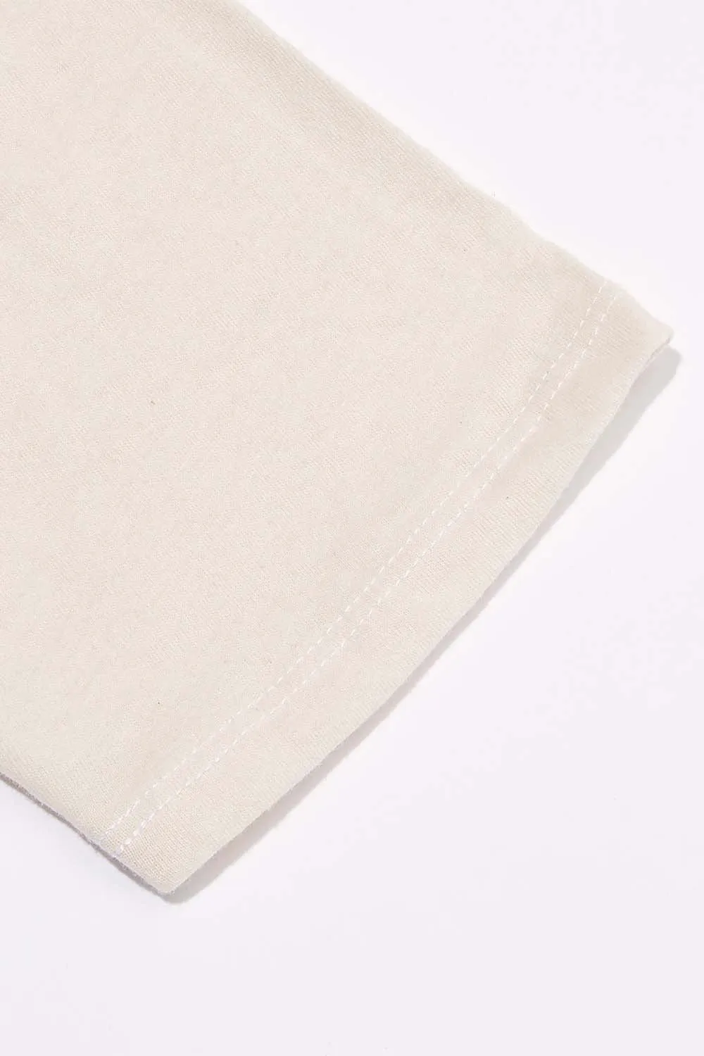 Women's Organic Raglan in Natural