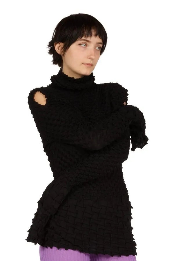 Wool Shell Knit Dress