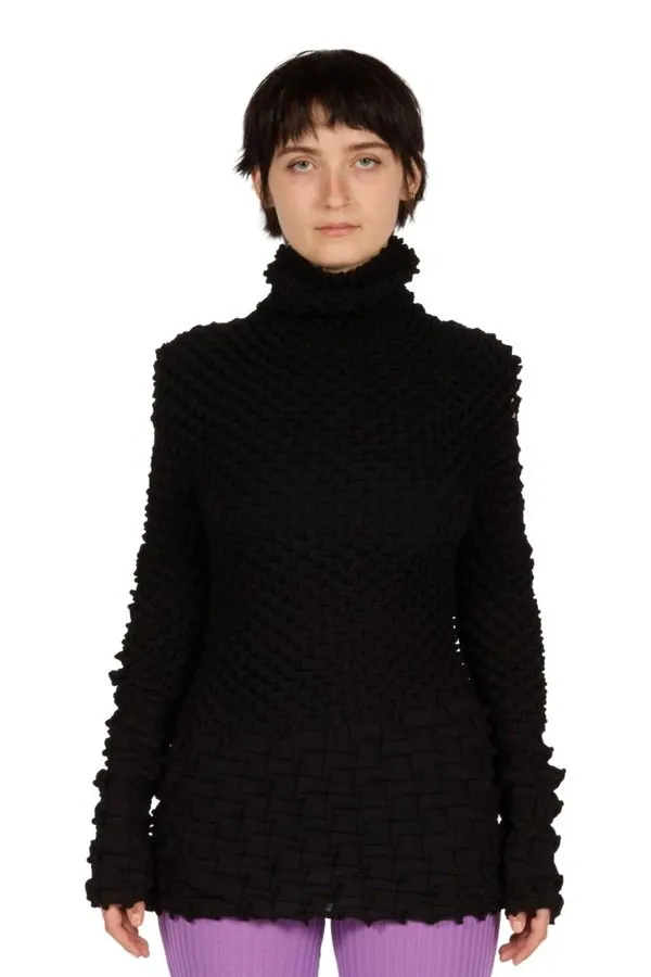 Wool Shell Knit Dress