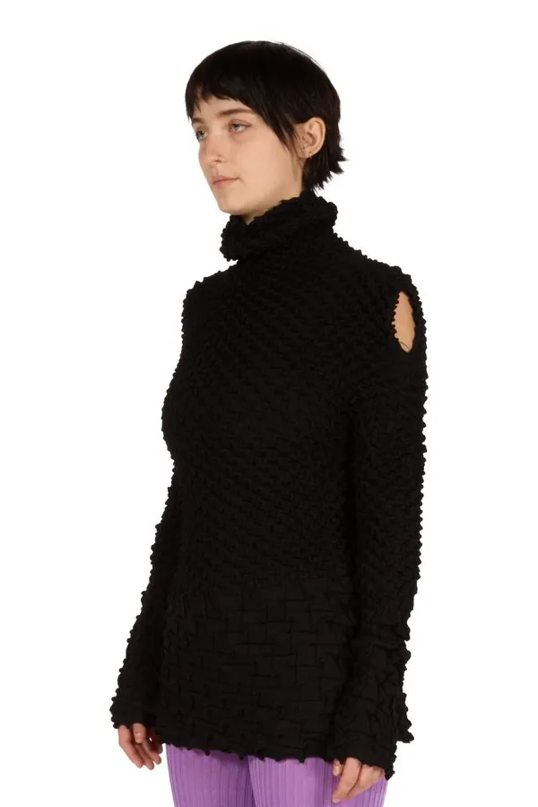 Wool Shell Knit Dress