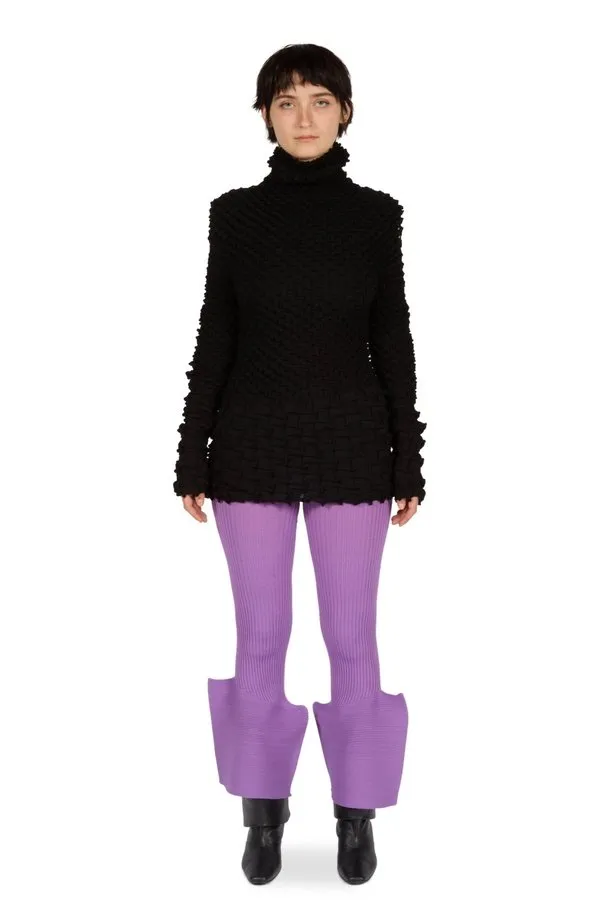Wool Shell Knit Dress