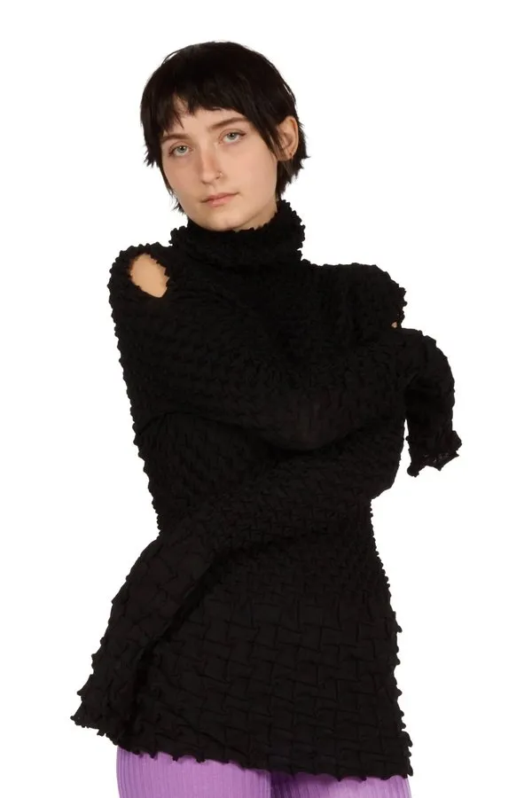 Wool Shell Knit Dress