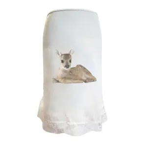 Y2K Fawn Print Maxi Skirt