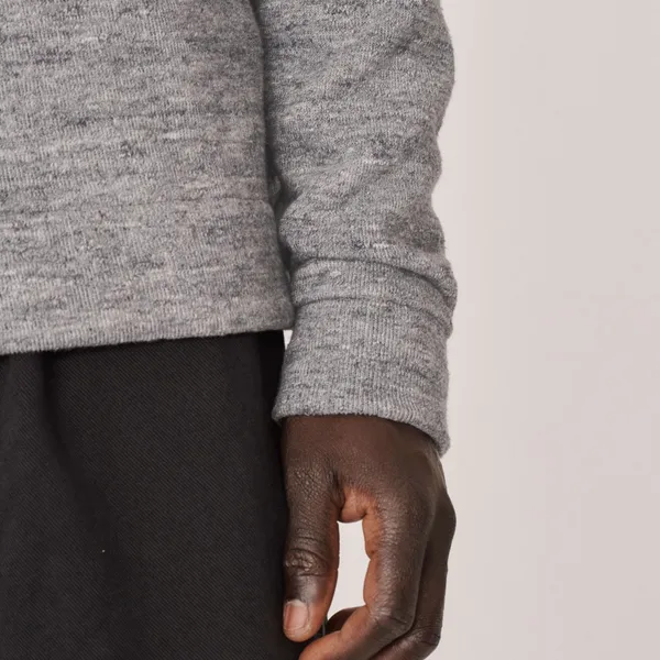 YMC X Cotton Marl Sweatshirt Grey Marl